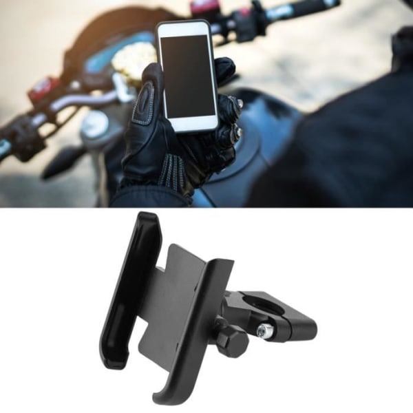 Universal Motorcykelstyre Telefon Anti-fall Hållare Fästehållare