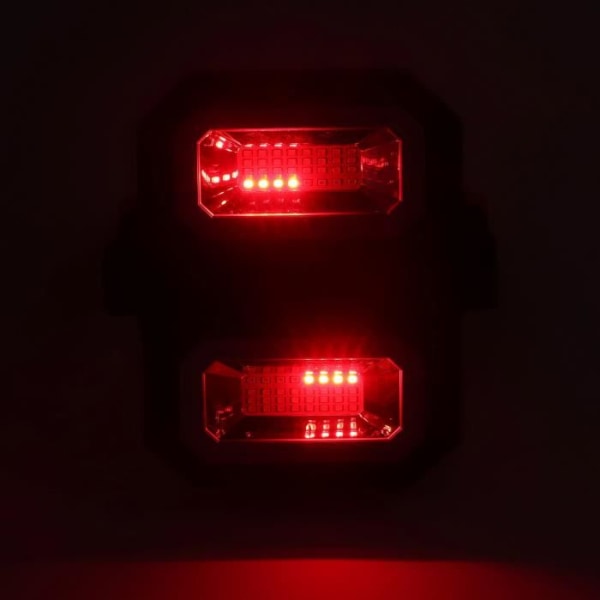BEL-7643670118502-Roterande LED-arbetsljus Uppladdningsbart arbetsljus 64 lysdioder 3000K 4000K 6000K 2-hastighetsdimmer Röd