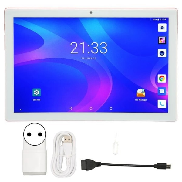HURRISE Tablet 10 Call Tablet P30 10,0 tum för Android 11.0 - 8GB+256GB 800W+1300W Touch Computing EU-kontakt 220V