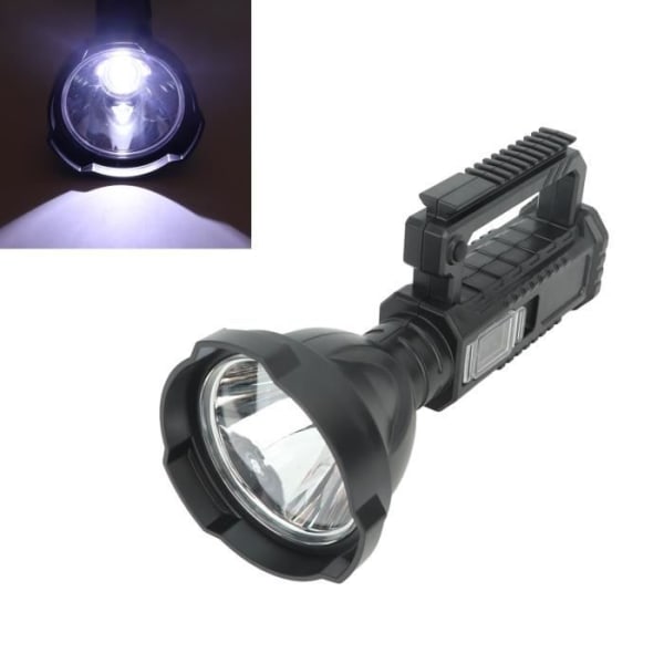 BEL-7696830293328-Ficklampa Strong Light Searchlight Uppladdningsbar Searchlight P590 med USB-laddningsport Utomhuspool