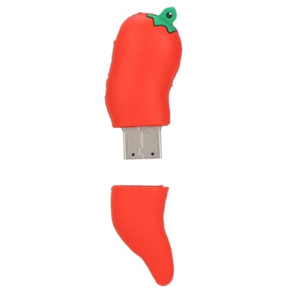 HURRISE Memory Stick röd pepparformat USB-minne för studenter och barn närvarande (32GB)