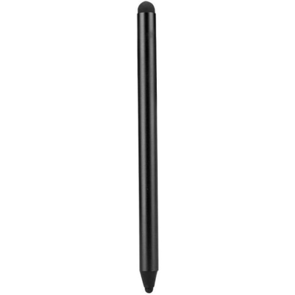 Universal kapacitiv pekskärm med dubbla användningsområden Stylus Penna för surfplattor mobiltelefoner (svart)