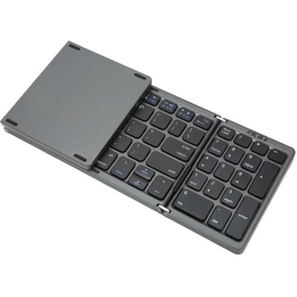 Fdit hopfällbart tangentbord hopfällbart Bluetooth-tangentbord med numerisk tangent 81 tangenter Batteridriven typ C tangentbordsgränssnitt