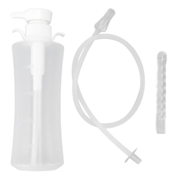 HURRISE Pump lavemang flaska 500ml Pump lavemang flaska Set Pressure Anal Vagina Cleaning Kit