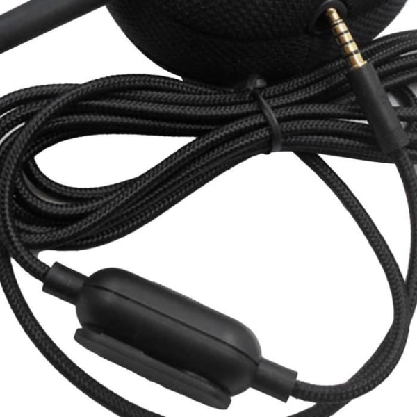 HURRISE Ljudkabel för Logitech G233 Headset Gaming Headset Ljudkabel Volym Mikrofonkontroll för Logitech G233