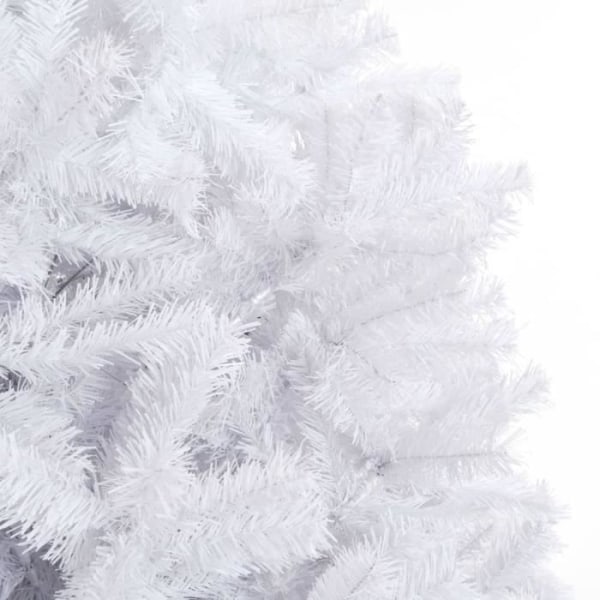 BEL Konstgjord julgran / Juldekorationer / säsongsbetonad 300 cm Vit PVC-träd + stålställ 9145839229305