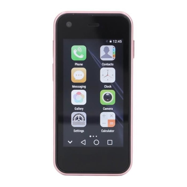 HURRISE Liten 3G Smartphone Mini 3G Smartphone 2,5 tum WiFi GPS 1GB RAM 8GB ROM 5MP Telefoni Tillbehör Pearl Pink