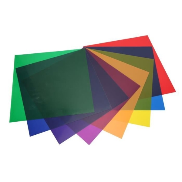 HURRISE gelfilter för belysning Färgfilterfilm Höguniversellt färgkorrigeringsgelfilter