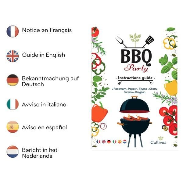 Mini Organic BBQ Party Kit* - Kasvis- ja aromaattiset siemenet