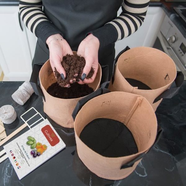 EKOLOGISK* odlingspåssats (gurka, tomat, pepparfrön)