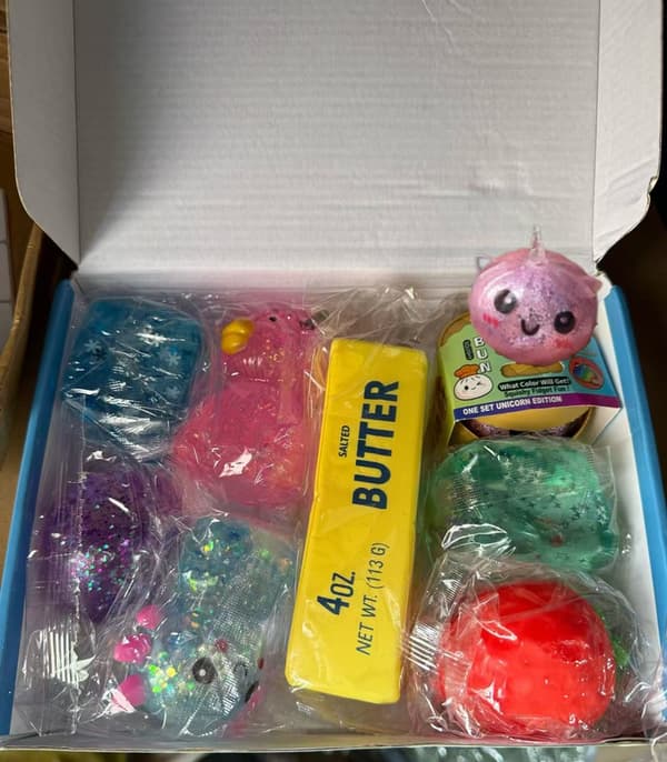 Mystery Box 8 Dele Blind Box Squishy Bløde Slow Rising Stresslegetøj Fidget Legetøj Sensorisk Overraskelsesgave til Børn og Voksne