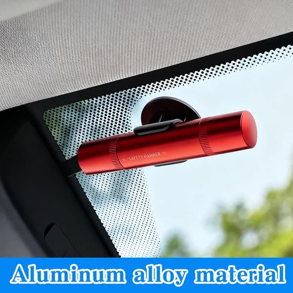 1/2/4 stk Nødhammer og sikkerhetsbeltekutter for bil - Sikkerhet Black 4pcs