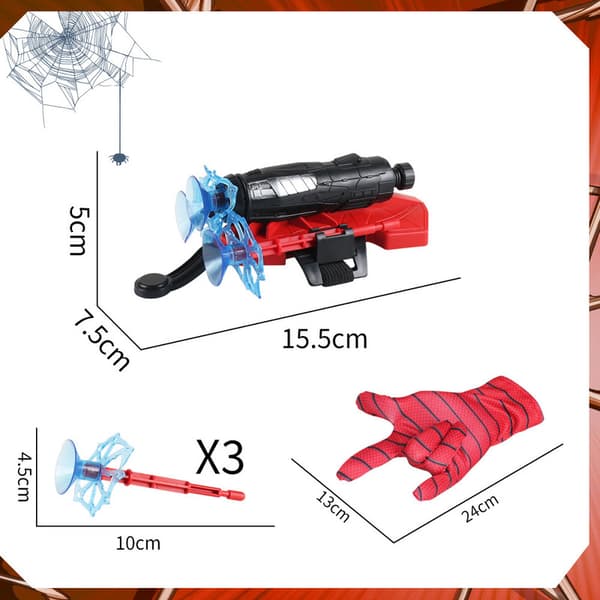Spider-Man Web Shooter for Kids - Shoots Suction Cup Projectiles