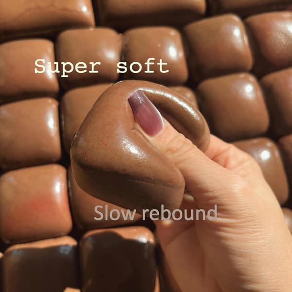 6 cm Toast Squishy, Mini Blød Langsomt Stigende Klemmelegetøj, Sensorisk Fidgetlegetøj til Børn og Voksne White 1 st