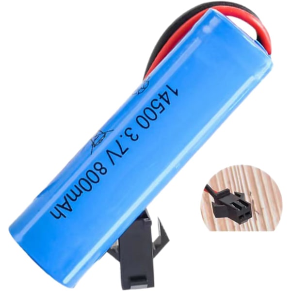 pcs Li-ion batterier 3.7V 800mAh med SM-2P-stik, kompatibel med model C2 D828