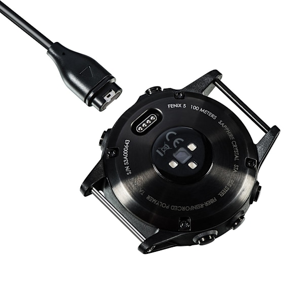 Garmin Forerunner 55/255/745 Lader, Erstatning USB Ladekabel og Gul Silikon Støvdeksel [2-Pakning, 1m]