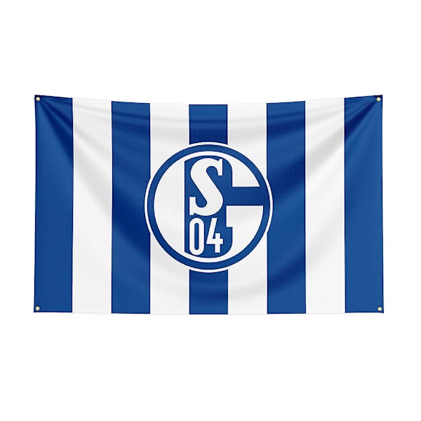 3x5 Fc Schalke 04 Flagg Polyester Trykt Racing Sport Banner For Dekor 90 x 150cm 90 x 150cm C