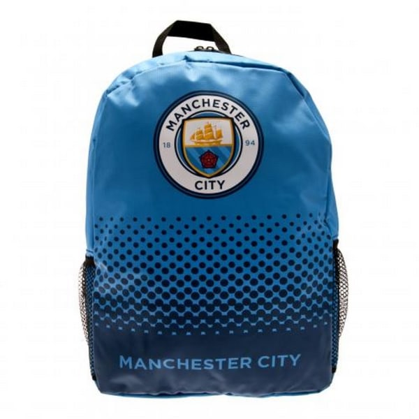 Manchester City FC Fade Design Ryggsäck One Size Blå Blu