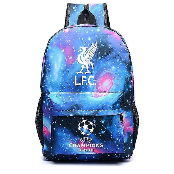 Stjerne Liverpool Uefa Champions League Skulderveske Fan Ryggsekk Student Skoleveske Oppbevaringsveske