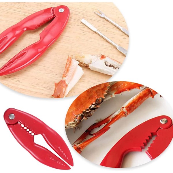 2 st Seafood Klor Nötknäppare Krabba Klo Form Valnötsknäppare