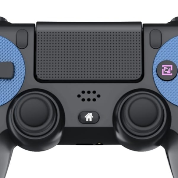 Trådlös PS4-spelkontroll Bluetooth 2.1 Gamepad för PS4 PC-spelkonsol Blue