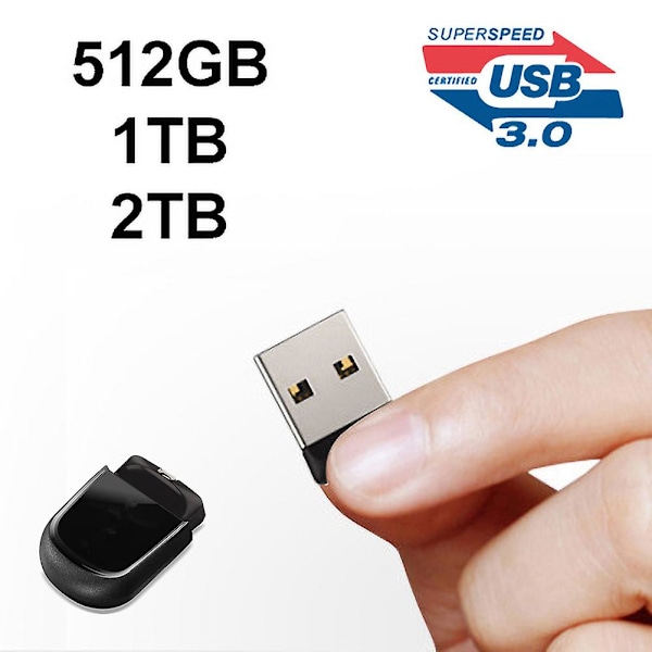 512GB 1TB 2TB Mini USB 3.0-minnepenna med hög hastighet