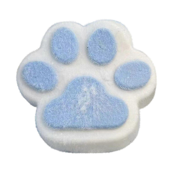 Taba Squishy Iso Kissa, Squishy Tassu, Squishy Tassu Lapsille ja Aikuisille - Täydellinen Sininen ja Valkoinen Blue and White L
