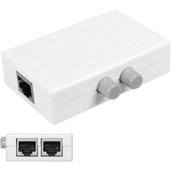 LAN nätverksswitch, RJ45 UTP splitter switch, RJ45 LAN Cat nätverksswitch, nätverksswitch, extern, intern