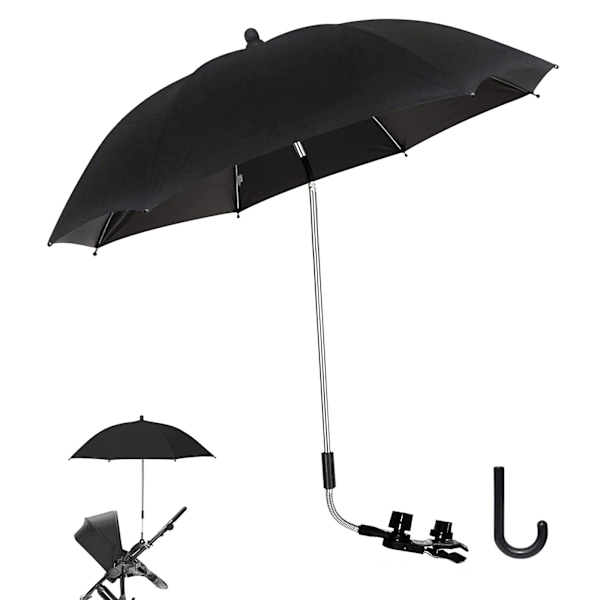 Baby Parasol Barnvagn för Solskydd Paraply för Barnvagn Buggy Barnvagn Rullstol Utomhus Sportutrustning 50+UV för Prot