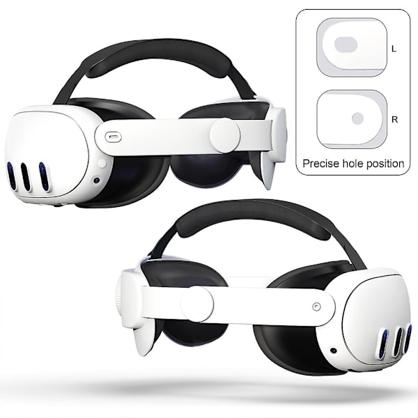 Reservehovedrem til Meta Quest 3 VR-tilbehør Justerbar Reducer hovedtryk til Meta Quest 3-rem