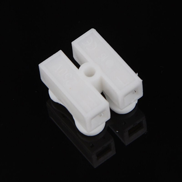 Elektrisk Domino 2 x 2,5 mm² fjäderanslutning, ledararea 2,5 mm², IEC 250 V/10 A (100 stycken)