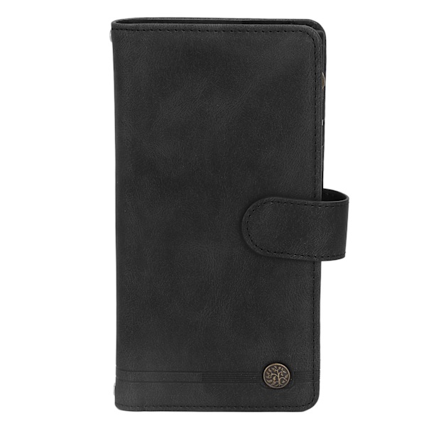 PU Læder Wallet Etui med Lynlås til Samsung Galaxy S22 Ultra