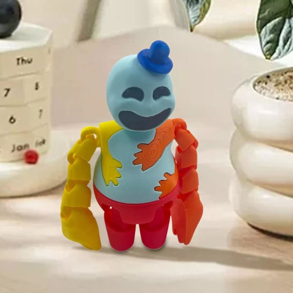 Nightmare Critters Doey The Doughman 3D-printade Actionfigurer Leksaker