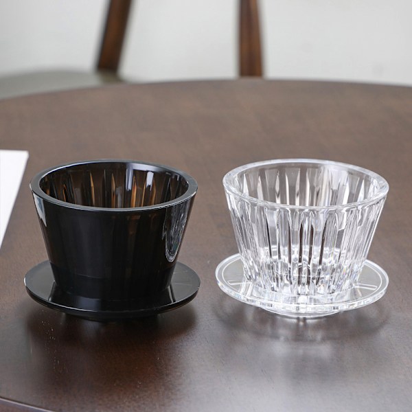 Wave Kaffedrypper Crystal Eye Hæld Over Kaffetragt Transparent