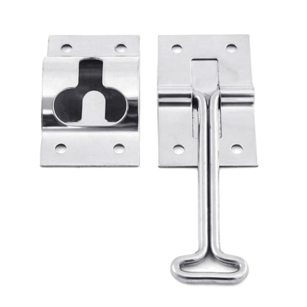 Stainless Steel T-Style 4 Inch White Entry Door Hardware