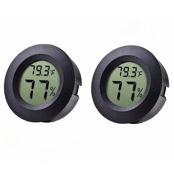 Mini Hygrometer Termometer Digitalt LCD Display Indendørs/Udendørs Hygrometer Hygrometer Affugter Drivhus Reptil Hygrometer Fahrenheit