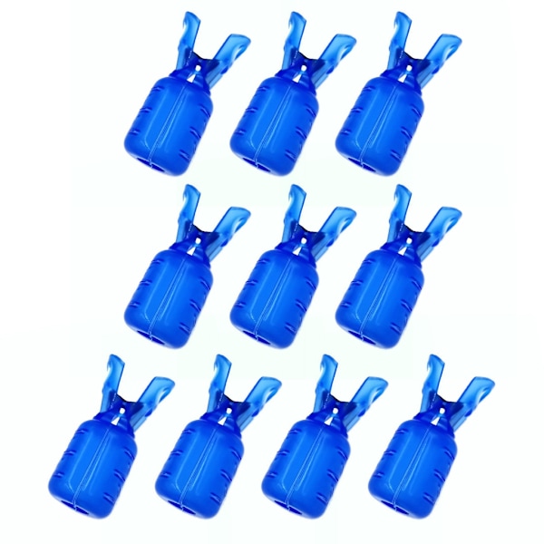 10 pcs Cover Squid Jig Hook Cover Fishing Jigs Lure Covers Lure Protective Bags Tackle Accessories Blue