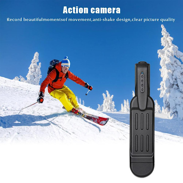 Mini Kamera Penn HD 1080P Clip on Kroppskamera Videoopptaker Bærbar Lommekamera Bærbar Kroppspenn Kamera{DH}