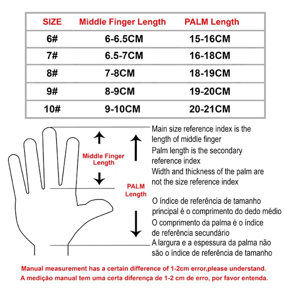 Maalivahdin hanskat Jalkapallohanskat koko koko koko - 8 koko 8 8 koko 8 size 8