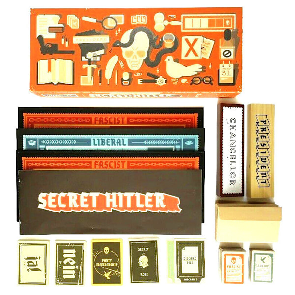 Korttipelit - Aikuisille 5-10 pelaajaa secret hitler long