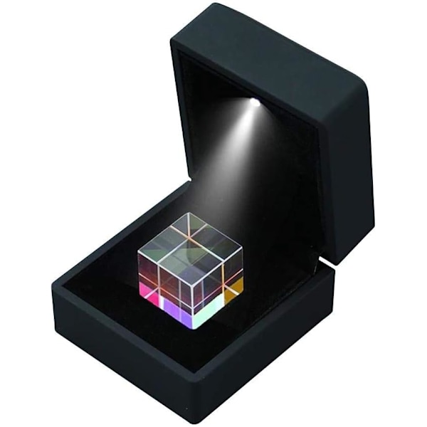 Flerfarvet optisk glasprisme