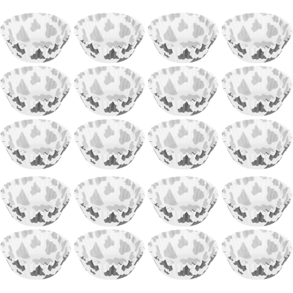 200 stk. Ko Dyr Papir Cupcake Forme Cupcake Æsker Ko Dyr Cupcake Papir Bageforme til Bryllup Gård Fødselsdagstema