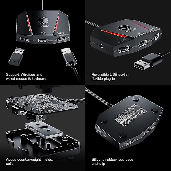 LEADJOY VX2 AimBox Tastatur & Musadapter 2024
