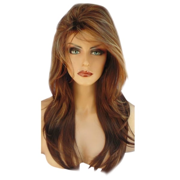TG Gradient Micro Volume Parykk Egnet for Trendy Kvinner Brun