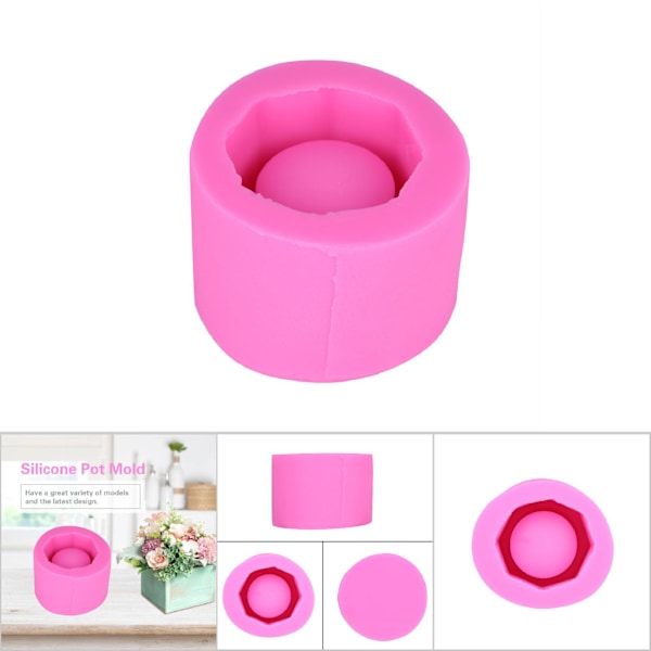 Silikonimuotti kukkaruukulle DIY puutarharuukku sementtimaljakko kynttilänjalkamuotti (BK1142)