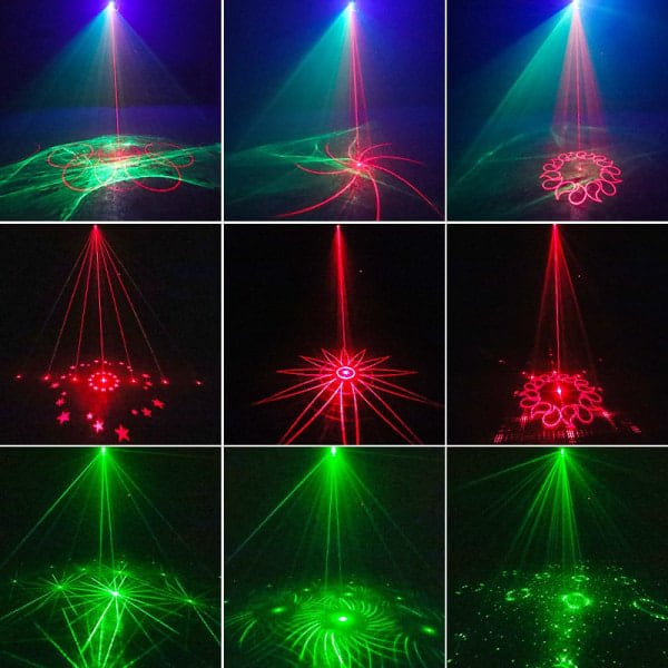 Disco LED-laser-valaistus