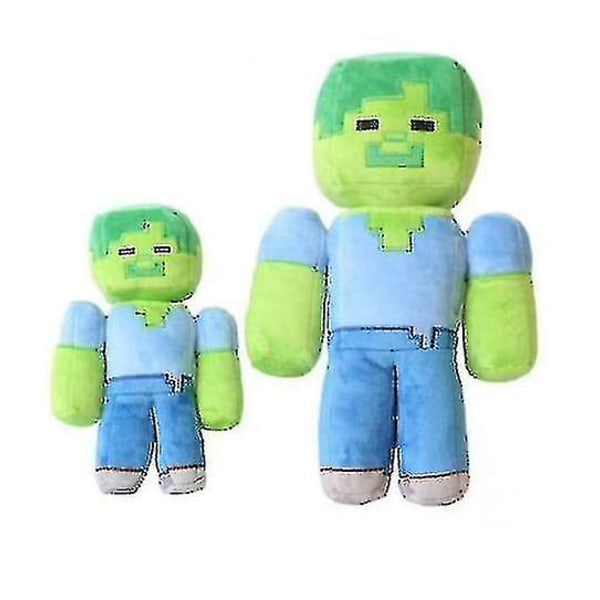 Minecraft Plyschleksak Dockset Julklapp 30 cm zombie man