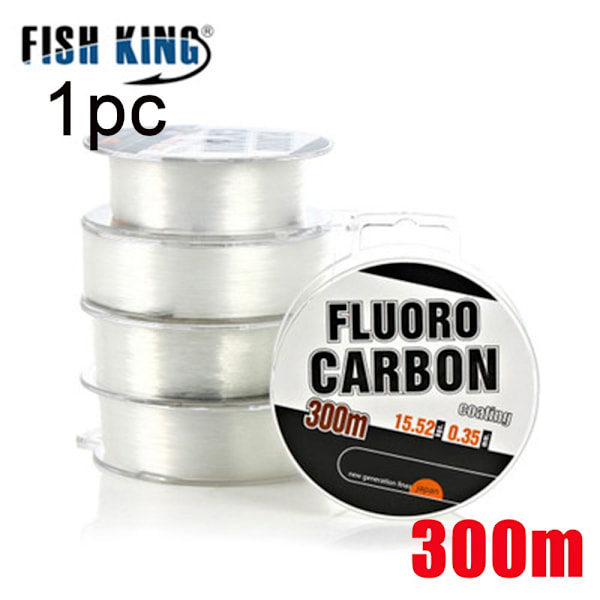 300M Fluorkarbon fiskesnøre Sterk tråd DIA.-0.3MM Dia.-0.3mm