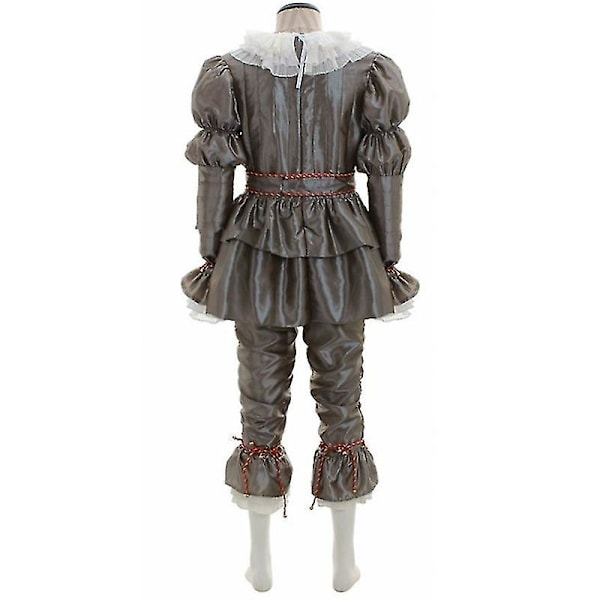 Halloween Horror Film Den Kapitel Jokeren Stephen King Pennywise Cosplay Kostume Sæt Mænd Gyser Klovn Kostume Performance Outfit XL