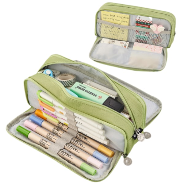 Case Large capacity Pen case 3 compartments Stationary